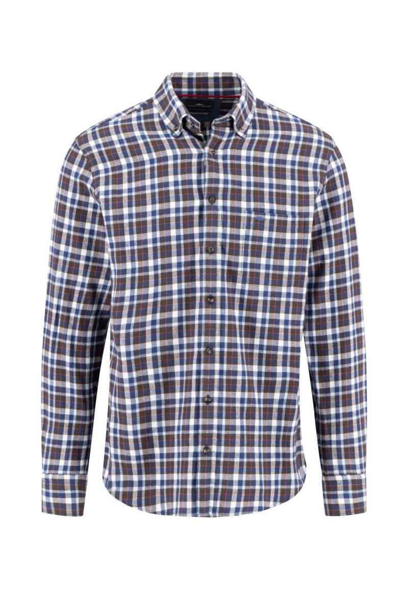 FYNCH-HATTON - Premium Flannel Check, B.D., 1/1 dark chocolate - Gr. - XL von FYNCH-HATTON