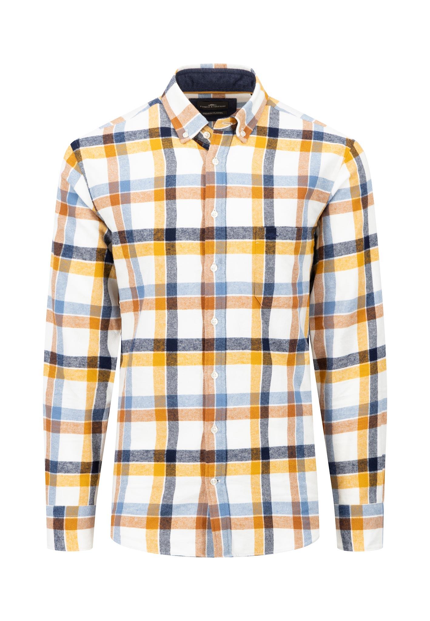 FYNCH-HATTON - Premium Flannel Checks, B.D., 1/1 new dijon - Gr. - L von FYNCH-HATTON