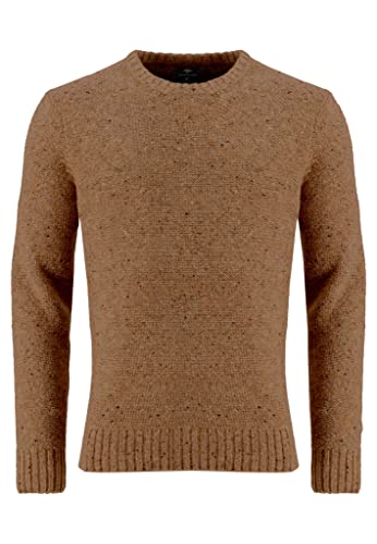 FYNCH-HATTON Pullover 1209307 - Pullover aus Donegal-Strick Coffee L von FYNCH-HATTON