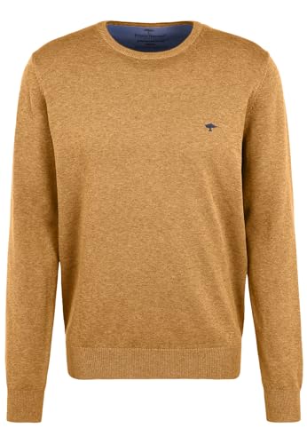 FYNCH-HATTON Langarm Strickpullover mit Rundhalsausschnitt Dijon / 3XL von FYNCH-HATTON