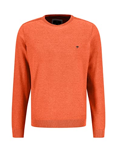 FYNCH-HATTON Pullover 1303607 - Casual-Fit Pullover mit Rundhalsausschnitt Tangerine L von FYNCH-HATTON