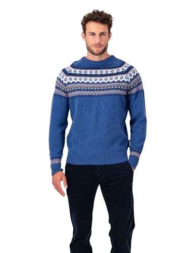 FYNCH-HATTON Pullover 1310309 - Jacquard-Strick Pullover aus Wolle Wave L von FYNCH-HATTON