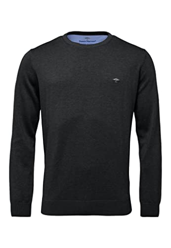 FYNCH-HATTON Pullover 1313210 - Feinstrick-Pullover aus weicher Baumwolle Black M von FYNCH-HATTON