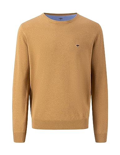 FYNCH-HATTON Pullover 1314210 - Feinstrickpullover mit Rundhalsausschnitt Camel XL von FYNCH-HATTON