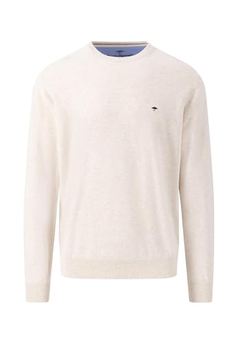 FYNCH-HATTON Weicher Strickpullover mit Rundhalsausschnitt Offwhite/M von FYNCH-HATTON