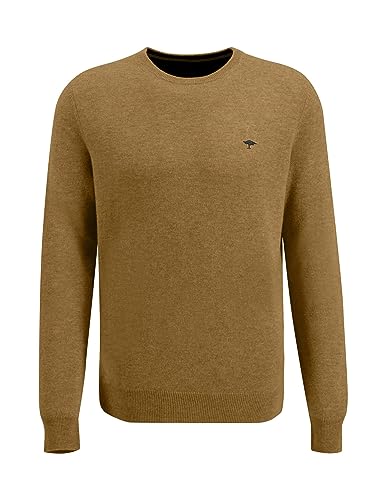 FYNCH-HATTON Pullover 1314800 - O-Neck Pullover aus Merino-Kaschmir Camel L von FYNCH-HATTON