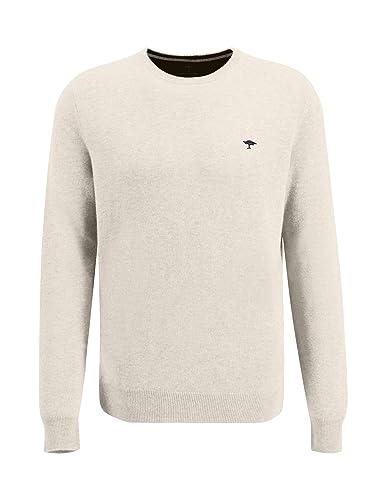 FYNCH-HATTON Pullover 1314800 - O-Neck Pullover aus Merino-Kaschmir Offwhite L von FYNCH-HATTON