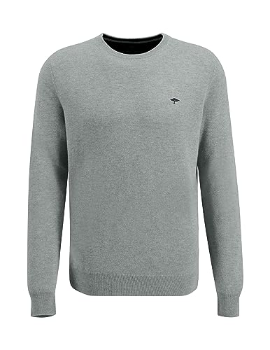 FYNCH-HATTON Pullover 1314800 - O-Neck Pullover aus Merino-Kaschmir Silver XL von FYNCH-HATTON