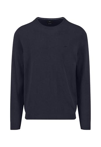 FYNCH-HATTON Pullover aus Baumwoll-Kaschmir mit Rundhalsausschnitt Navy/XL von FYNCH-HATTON