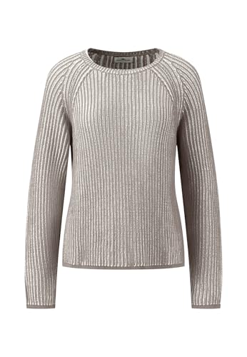 FYNCH-HATTON Pullover aus Baumwoll-Strick mit Duo-Tone Effekt Taupe/S von FYNCH-HATTON