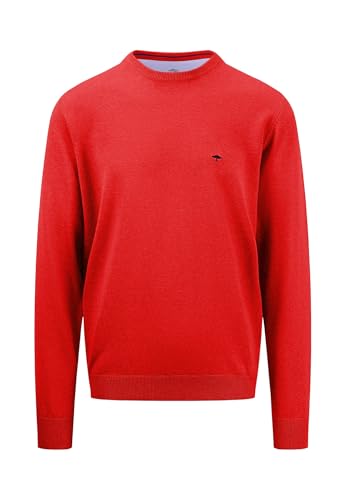 FYNCH-HATTON Pullover aus Baumwolle mit Rundhalsausschnitt Poppy red/L von FYNCH-HATTON