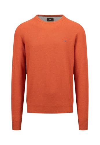FYNCH-HATTON Pullover aus Baumwolle mit Rundhalsausschnitt Rust/L von FYNCH-HATTON