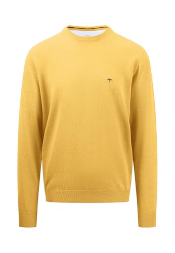 FYNCH-HATTON Pullover aus Baumwolle mit Rundhalsausschnitt Vivid Yellow / 3XL von FYNCH-HATTON