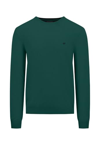 FYNCH-HATTON Pullover aus Merino-Kaschmir mit Rundhalsausschnitt Dark Emerald/L von FYNCH-HATTON
