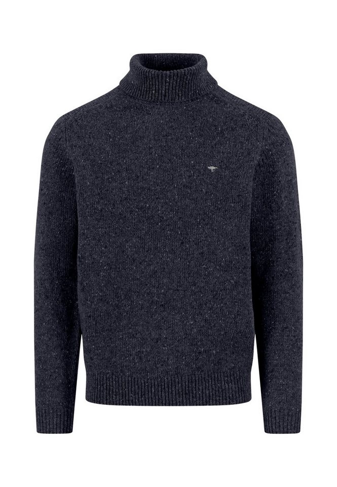 FYNCH-HATTON Rollkragenpullover im Strick-Look meliert von FYNCH-HATTON