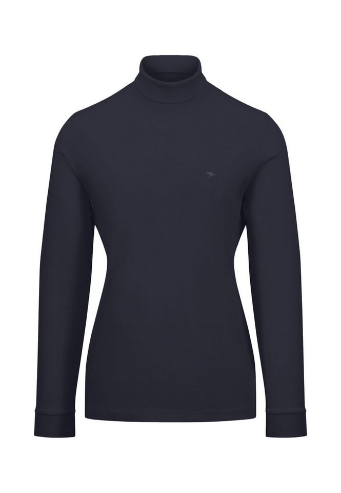 FYNCH-HATTON Rollkragenshirt mit Logo-Bestickung an der Brust von FYNCH-HATTON
