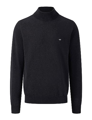 FYNCH-HATTON Rollneck 1314217 - Rollkragen-Pullover aus feiner Baumwolle Charcoal L von FYNCH-HATTON