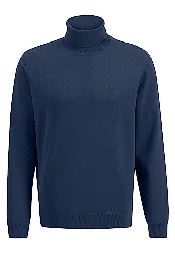 FYNCH-HATTON Rollneck 1314217 - Rollkragen-Pullover aus feiner Baumwolle Night M von FYNCH-HATTON