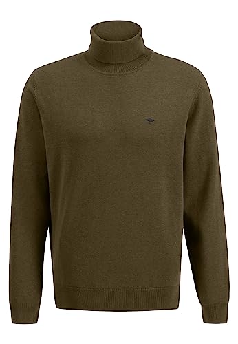 FYNCH-HATTON Rollneck 1314217 - Rollkragen-Pullover aus feiner Baumwolle deep Forest M von FYNCH-HATTON