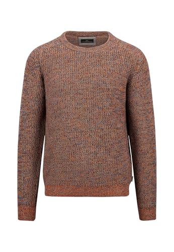 FYNCH-HATTON Mouliné-Pullover aus Baumwolle Flame/L von FYNCH-HATTON