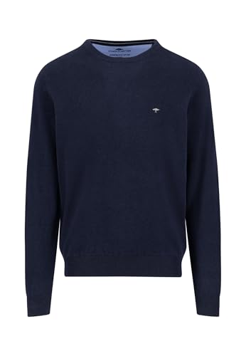 FYNCH-HATTON Feinstrickpullover mit Rundhalsausschnitt Navy/XL von FYNCH-HATTON
