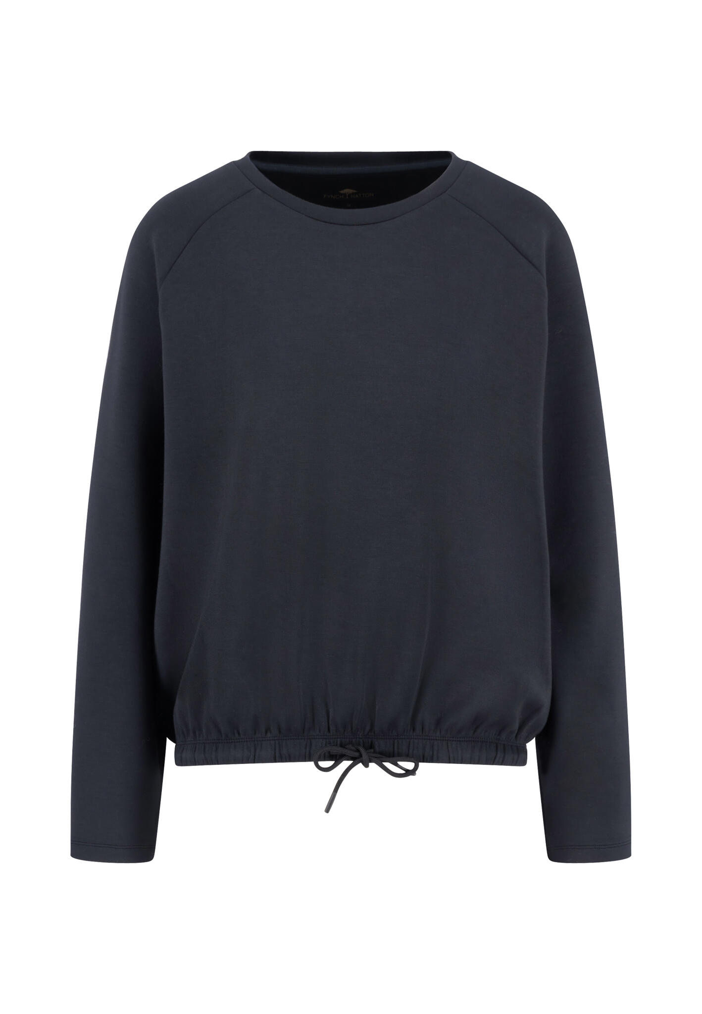FYNCH-HATTON - SWEATSHIRT ROUND-NECK SOFT black - Gr. - M von FYNCH-HATTON