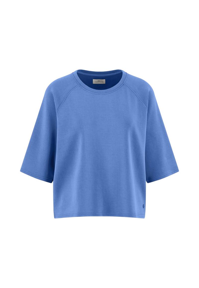 FYNCH-HATTON - SWEATSHIRT SOFT HALFSLEEVE azur blue - Gr. - L von FYNCH-HATTON