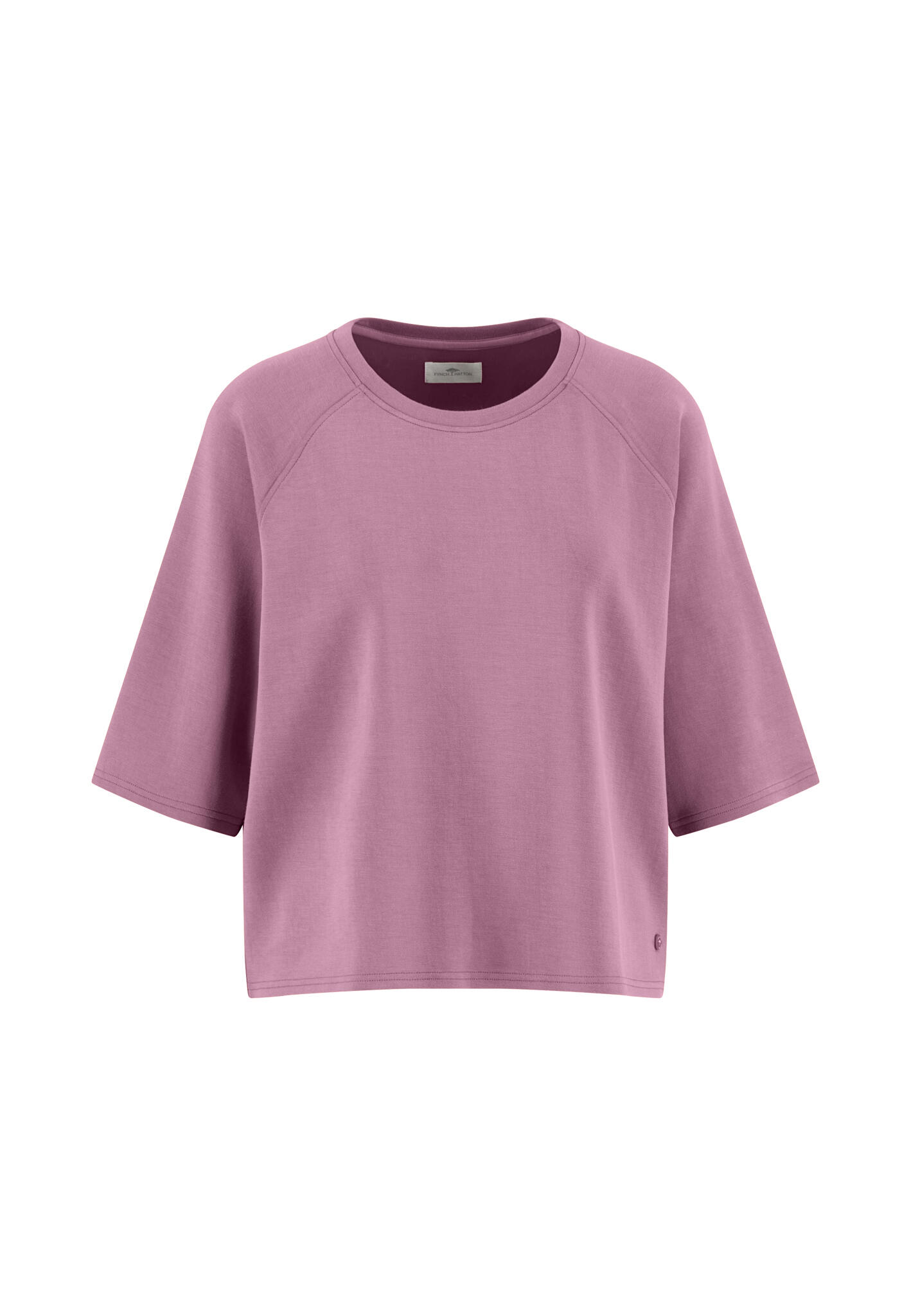 FYNCH-HATTON - SWEATSHIRT SOFT HALFSLEEVE mauve rose - Gr. - XXL von FYNCH-HATTON