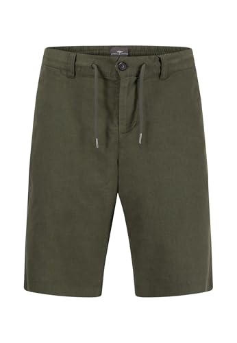 FYNCH-HATTON Shorts aus Baumwoll-Leinen-Mix mit Kordelzug Dusty Forest/L von FYNCH-HATTON