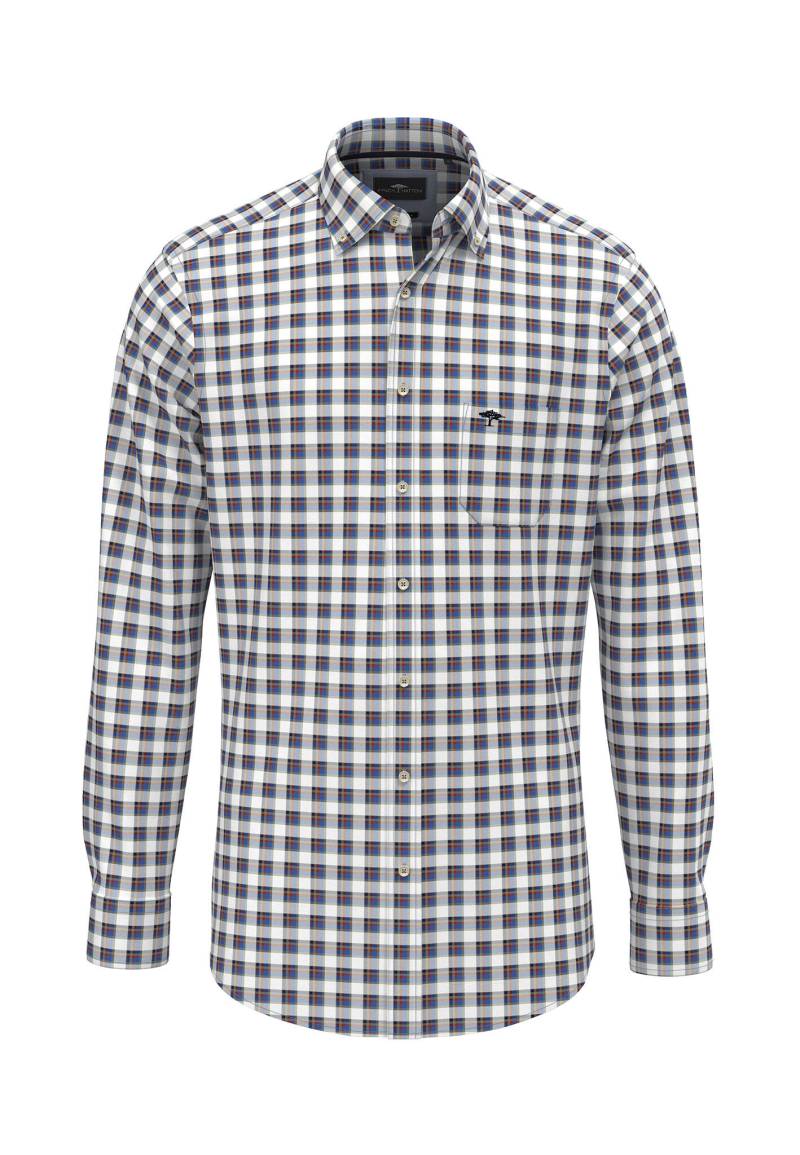 FYNCH-HATTON - Small Check, B.D, 1/1 white - Gr. - XXL von FYNCH-HATTON