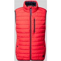 Fynch-Hatton Steppweste mit seitlichen Eingrifftaschen in Rot, Größe 3XL Fynch-Hatton Steppweste mit seitlichen Eingrifftaschen in Rot, Größe 3XL von FYNCH-HATTON