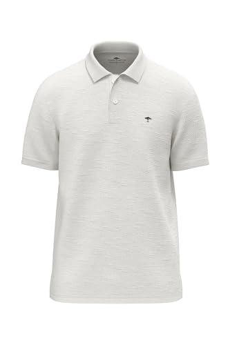 FYNCH-HATTON Strick Poloshirt aus Baumwolle mit Logo Detail New Offwhite/S von FYNCH-HATTON