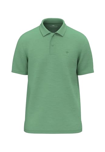 FYNCH-HATTON Strick Poloshirt aus Baumwolle mit Logo Detail Turf Green/XL von FYNCH-HATTON