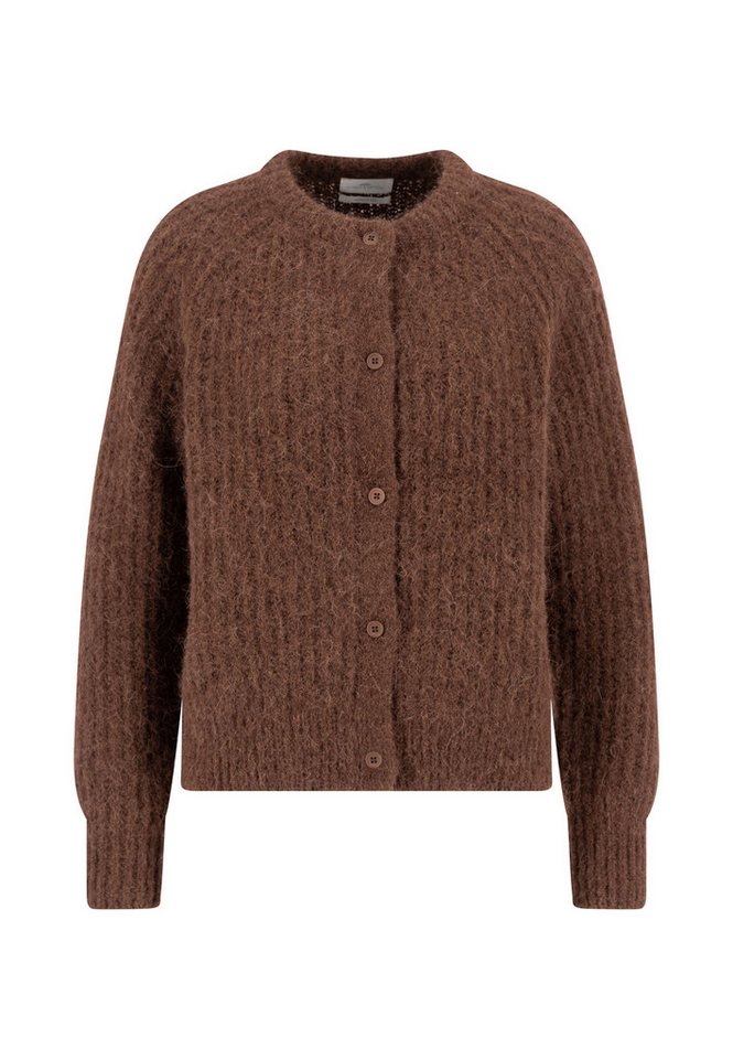 FYNCH-HATTON Strickjacke CARDIGAN O-NECK HAIRY YARN *RWS von FYNCH-HATTON