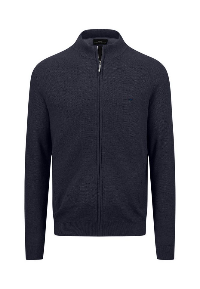 FYNCH-HATTON Strickjacke Cardigan-Zip, Structure von FYNCH-HATTON