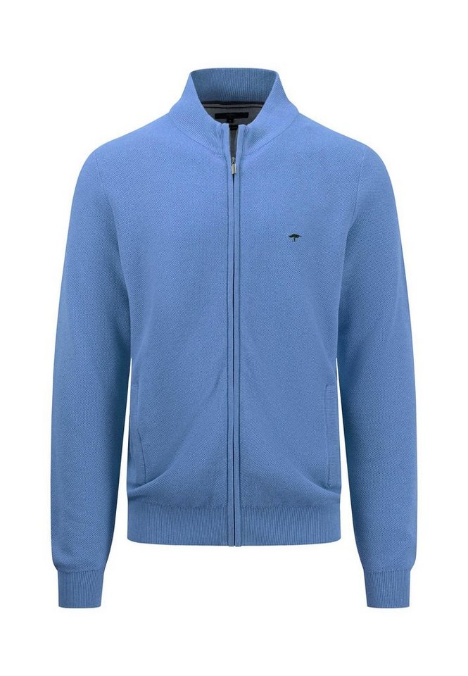 FYNCH-HATTON Strickjacke Cardigan-Zip, Structure von FYNCH-HATTON