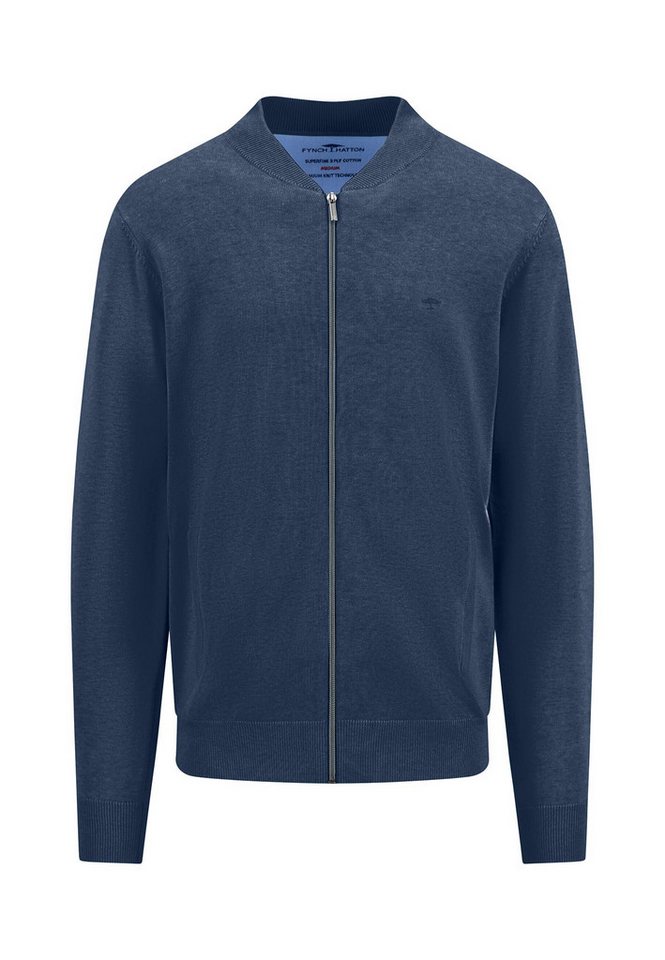 FYNCH-HATTON Strickjacke Fynch-Hatton Herren Strickjacke - navy (1-tlg) von FYNCH-HATTON