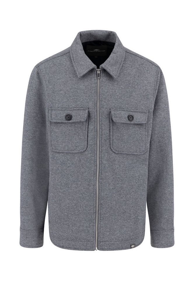 FYNCH-HATTON Strickjacke Overshirt Melange FYNCH-HATTON Strickjacke Overshirt Melange von FYNCH-HATTON