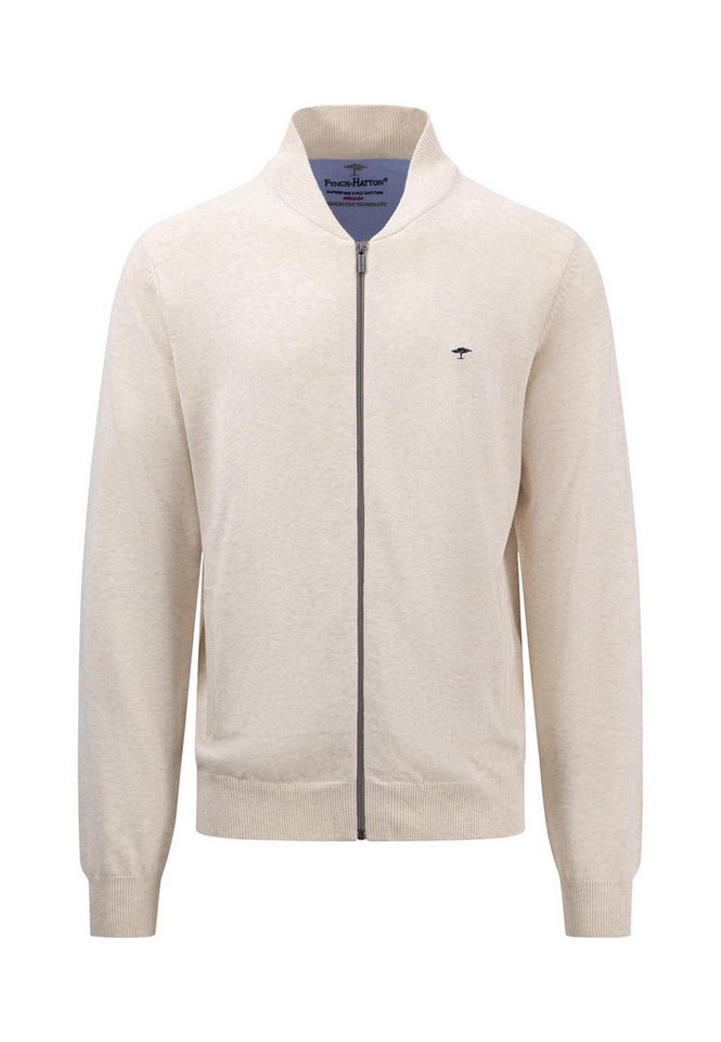FYNCH-HATTON Strickjacke - Strickjacke mit Zip - Cardigan College von FYNCH-HATTON