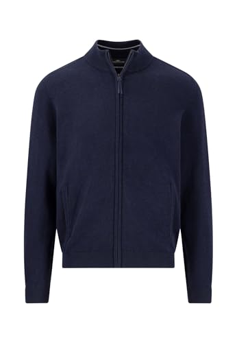 FYNCH-HATTON Strickjacke aus Baumwolle mit Ellenbogen Patches Navy/XL von FYNCH-HATTON