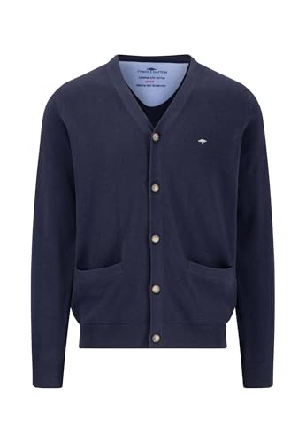 FYNCH-HATTON Strickjacke aus Baumwolle mit Knopfverschluss Navy/M von FYNCH-HATTON