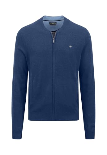 FYNCH-HATTON Strickjacke aus Merino-Kaschmir mit Reißverschluss Night/XXL von FYNCH-HATTON