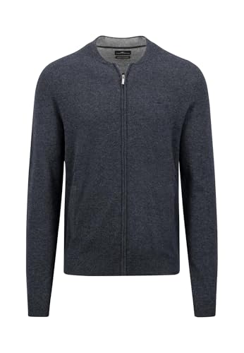 FYNCH-HATTON Strickjacke aus Merino-Kaschmir mit Reißverschluss Steel/M von FYNCH-HATTON