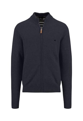 FYNCH-HATTON Strickjacke aus Wollmix mit farbigem Reißverschluss Navy/L von FYNCH-HATTON