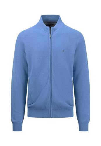 FYNCH-HATTON Strickjacke aus strukturierter Baumwolle Crystal Blue/M von FYNCH-HATTON