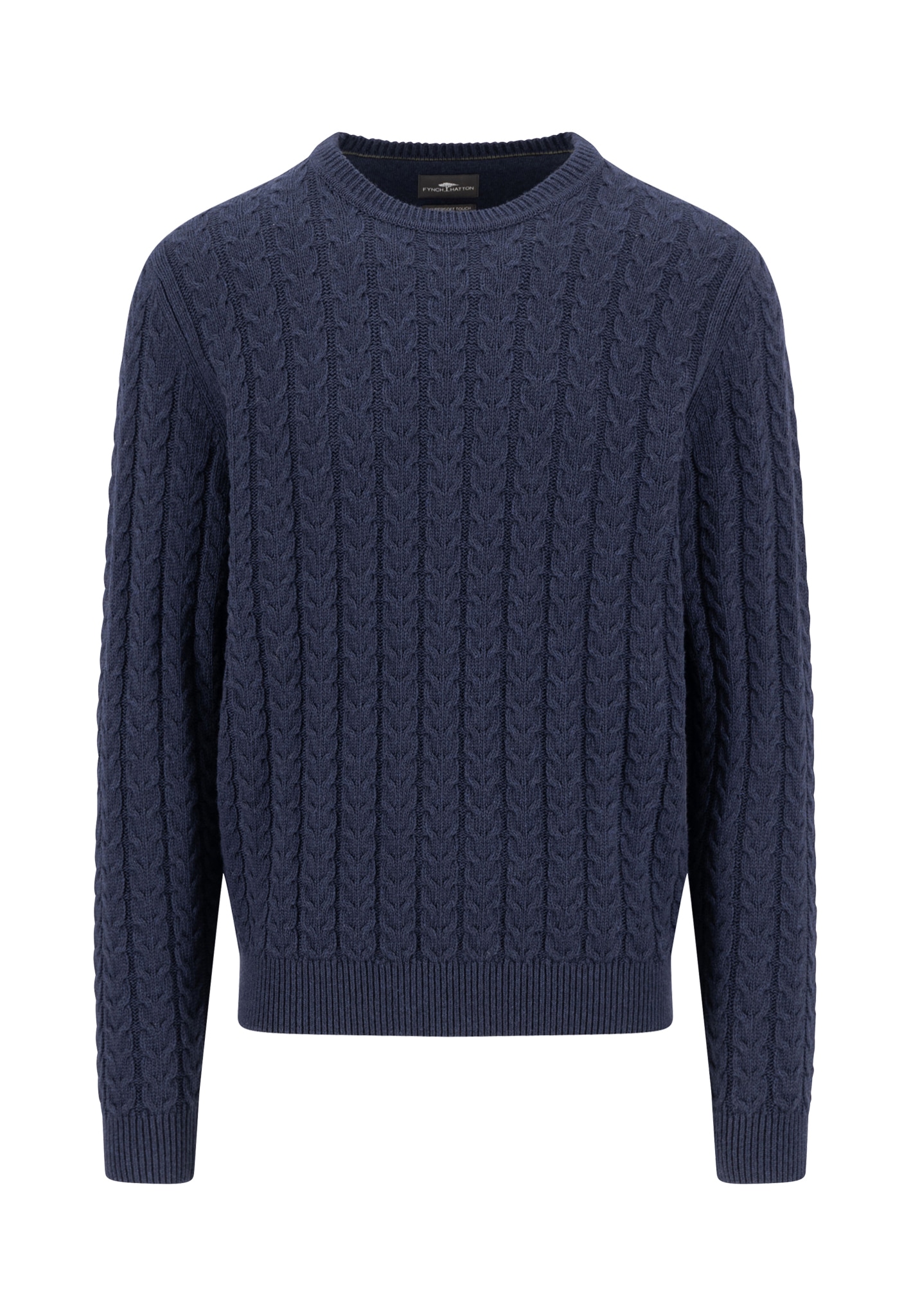 FYNCH-HATTON Strickpullover, mit Zopfmuster und Wolle von FYNCH-HATTON