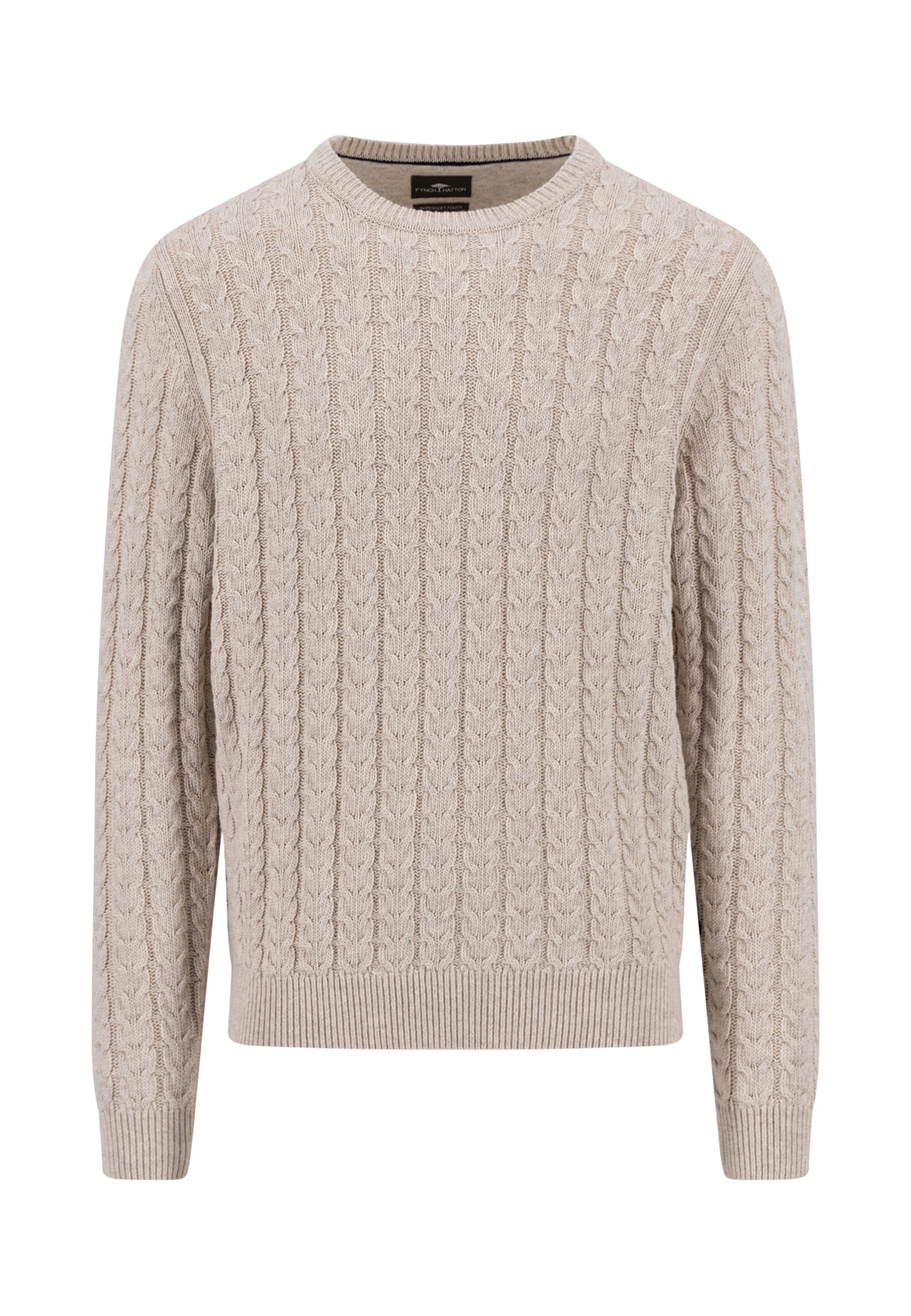 FYNCH-HATTON Strickpullover, mit Zopfmuster und Wolle von FYNCH-HATTON