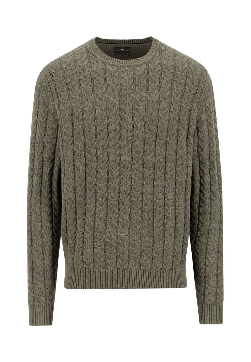 FYNCH-HATTON Strickpullover, mit Zopfmuster und Wolle von FYNCH-HATTON