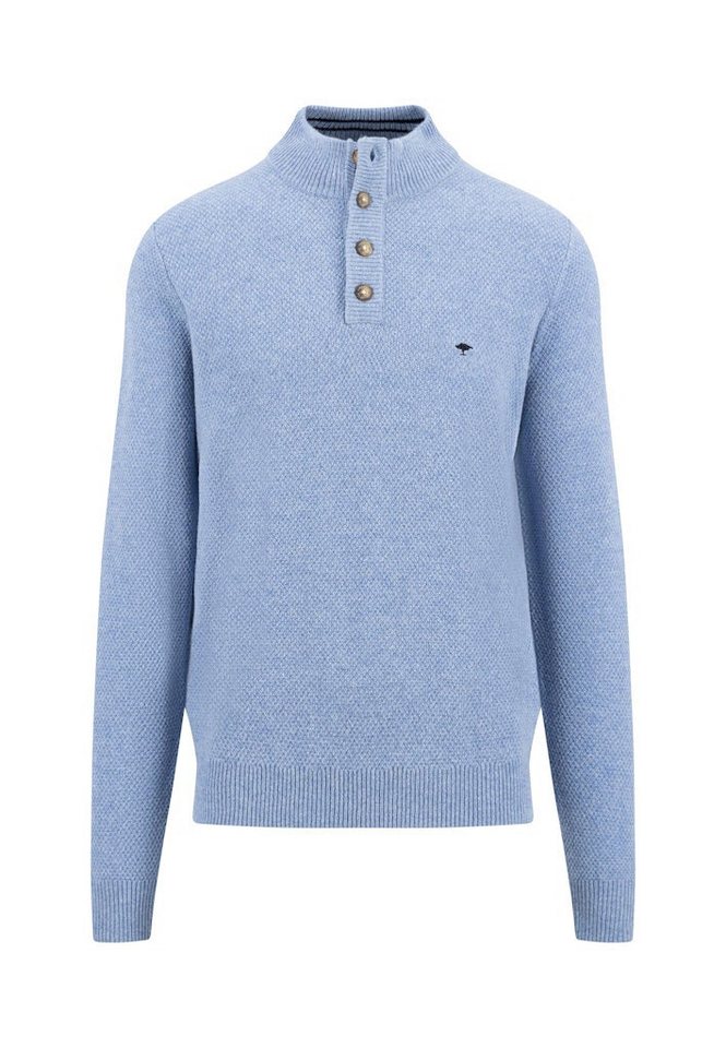 FYNCH-HATTON Strickpullover Buttoned Troyer, Structure von FYNCH-HATTON