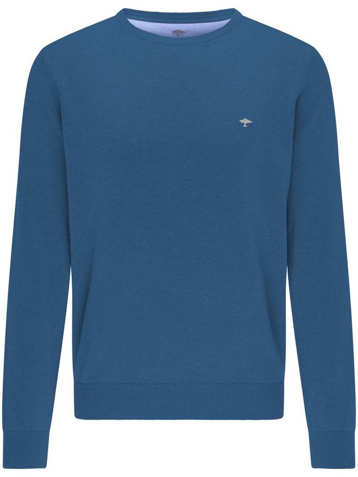 FYNCH-HATTON Strickpullover FYNCH-HATTON Langarmpullover (1-tlg) mit Logostickerei von FYNCH-HATTON
